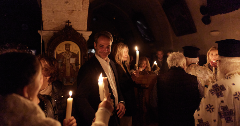Σε μοναστήρια για Επιτάφιο και Ανάσταση ο Κ. Μητσοτάκης